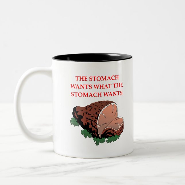 Taza Bicolor ¡chiste Stomach! (Izquierda)
