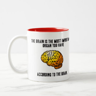 Taza Bicolor Chistes cerebrales divertidos - Subjetividad