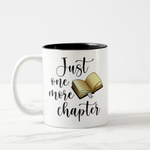 Taza Bicolor Chistoso Solo Un Capítulo Más Script Negro