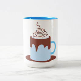 Taza Bicolor Chocolate Caliente