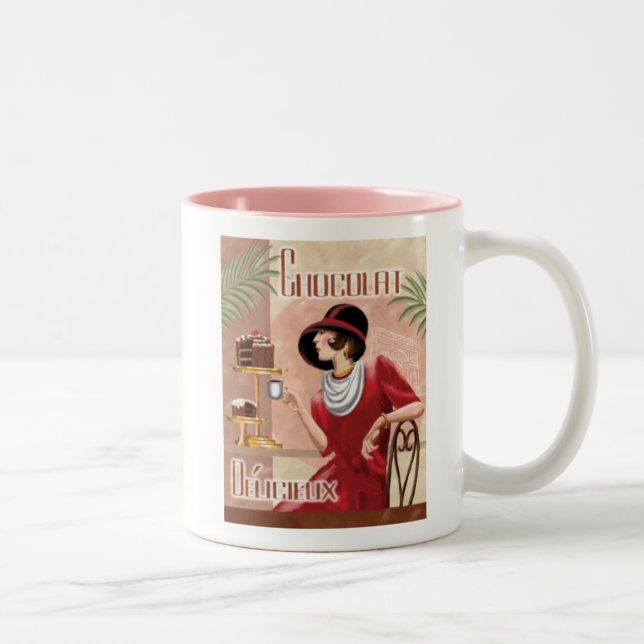 Taza Bicolor Chocolate delicioso (Derecha)