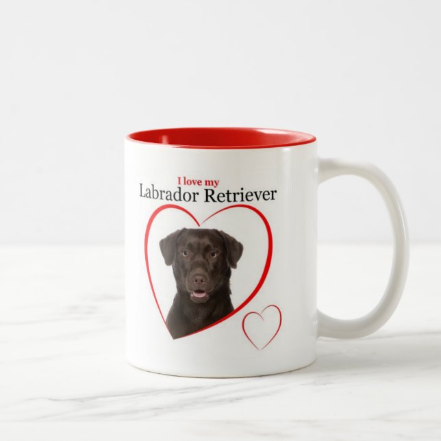 Taza Bicolor Chocolate Lab Love Mug (Derecha)