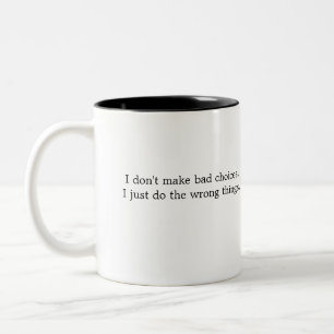 Taza Bicolor Choices Mug