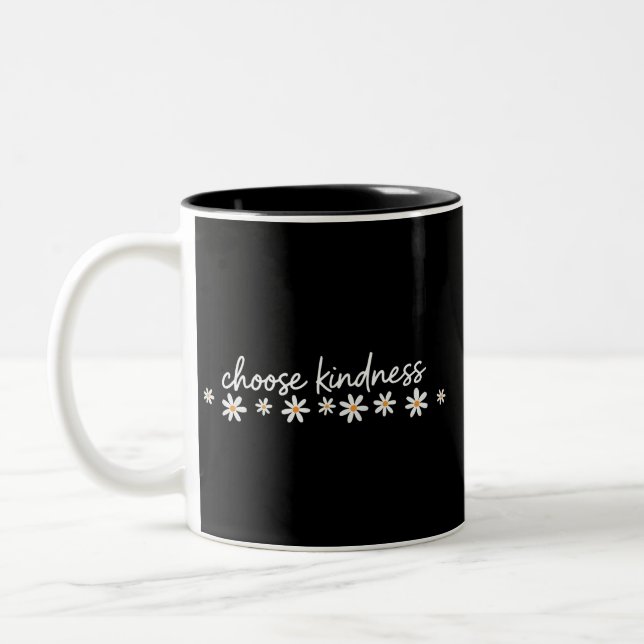 Taza Bicolor Choose Kindness Inspirational Motivational Teacher (Izquierda)