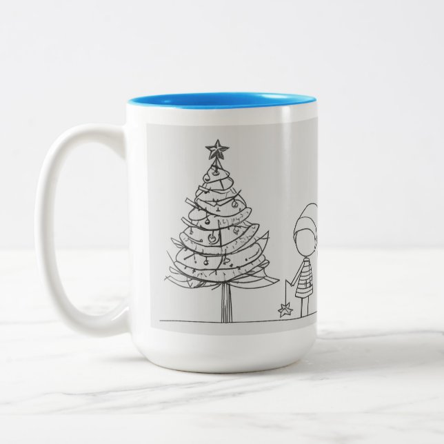 TAZA BICOLOR CHRISMAS MUG (Izquierda)
