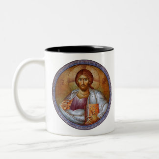 Taza Bicolor Christ Blessing