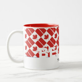 Taza Bicolor Christian CREE Marca 9:23 Personalizado FLAG CANAD