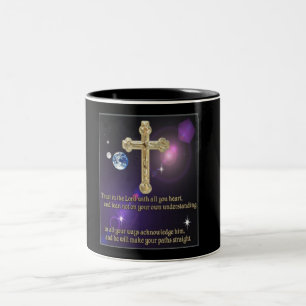 Taza Bicolor christian mug