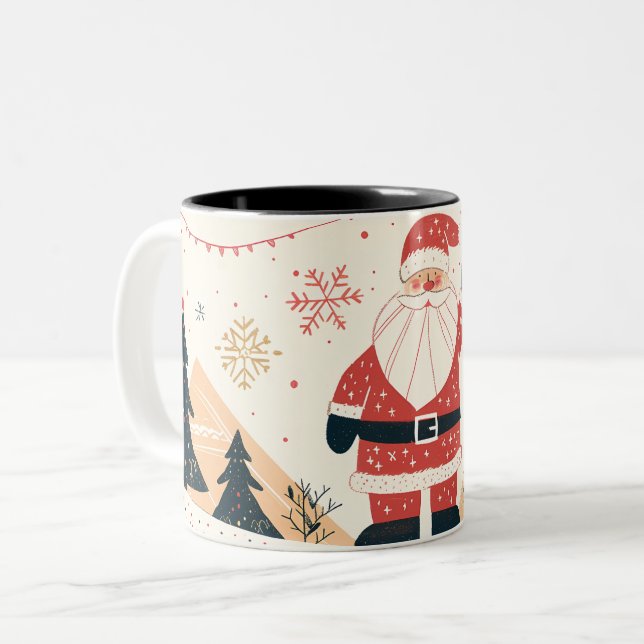 Taza Bicolor  Christmas (Anverso izquierdo)