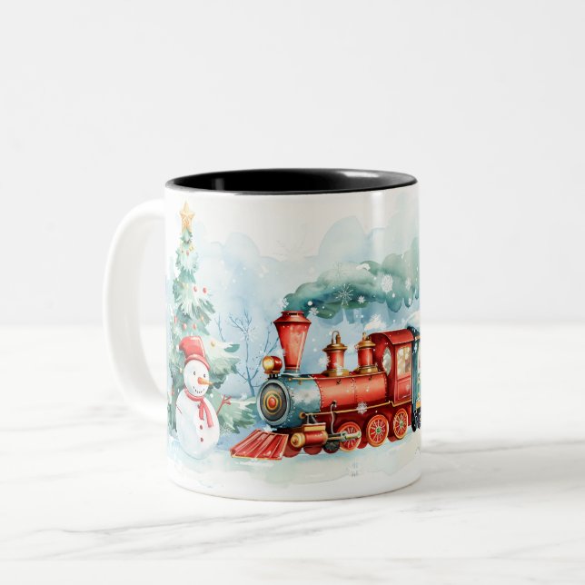 Taza Bicolor  Christmas (Anverso izquierdo)