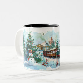 Taza Bicolor  Christmas