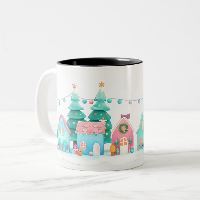 Taza Bicolor  Christmas (Anverso izquierdo)