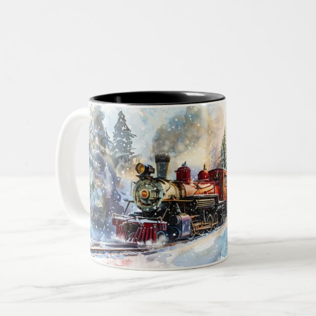 Taza Bicolor  Christmas (Anverso izquierdo)