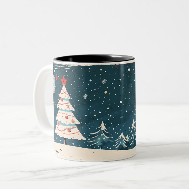 Taza Bicolor  Christmas (Anverso izquierdo)