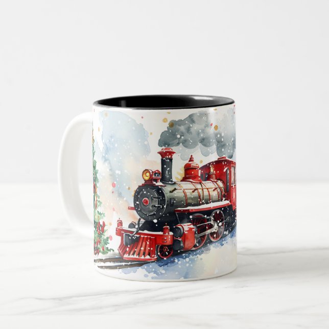 Taza Bicolor  Christmas (Anverso izquierdo)