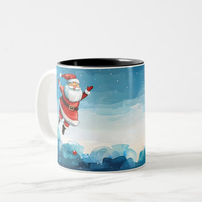 Taza Bicolor  Christmas (Anverso izquierdo)