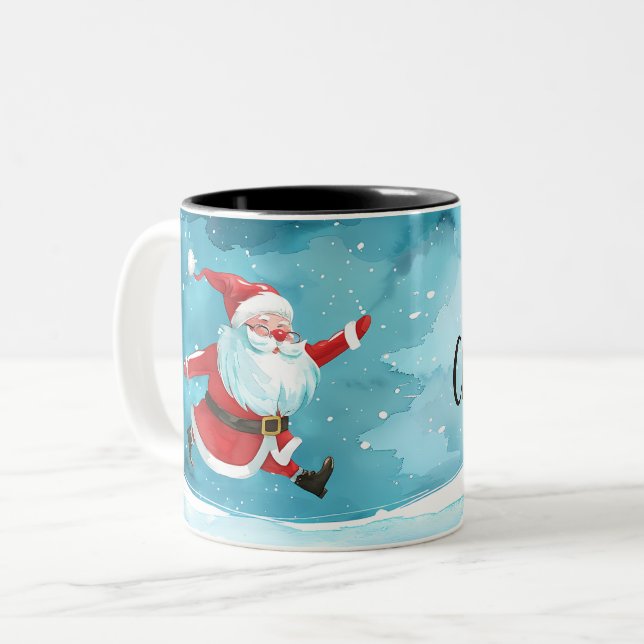 Taza Bicolor  Christmas (Anverso izquierdo)