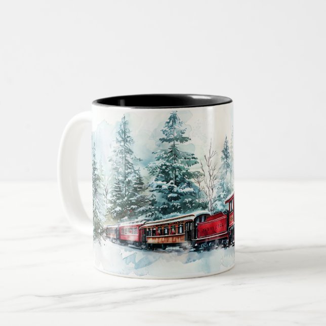 Taza Bicolor  Christmas (Anverso izquierdo)