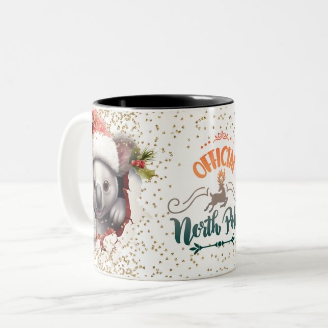 Taza Bicolor Christmas Mugs | Merry Christmas Mug | Christmas (Anverso izquierdo)