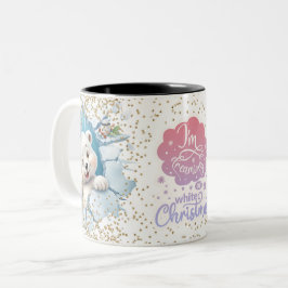 Taza Bicolor Christmas Mugs | Merry Christmas Mug | Christmas