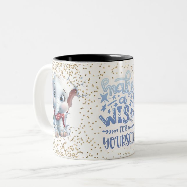 Taza Bicolor Christmas Mugs | Merry Christmas Mug | Christmas (Anverso izquierdo)