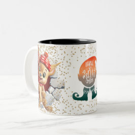 Taza Bicolor Christmas Mugs | Merry Christmas Mug | Christmas