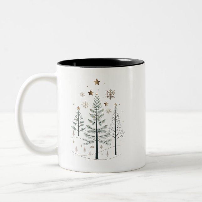 Taza Bicolor Christmas Pattern Mug (Izquierda)