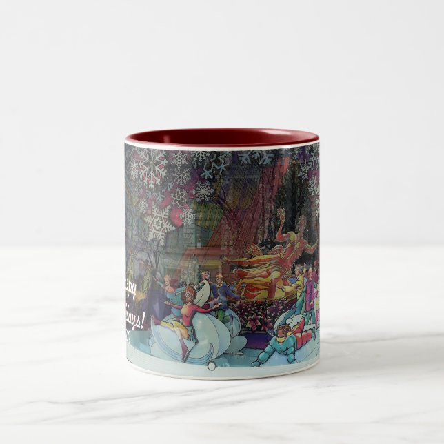 Taza Bicolor Christmastime (Centro)
