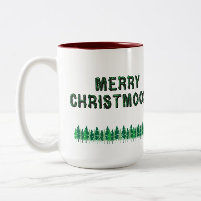 Taza Bicolor Christmoose (Izquierda)