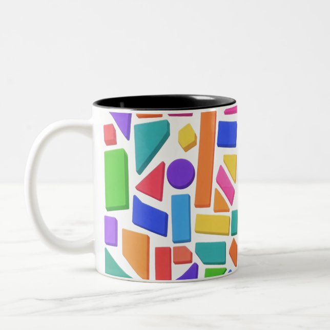 Taza Bicolor Chromatic Geometry (Izquierda)