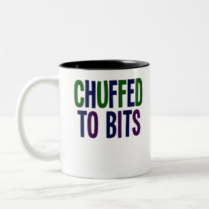 Taza Bicolor ¡Chuffed To Bits! Yorks de Lancashire del Norte d