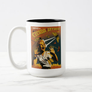 Taza Bicolor Cicada Screaming Lady 2024