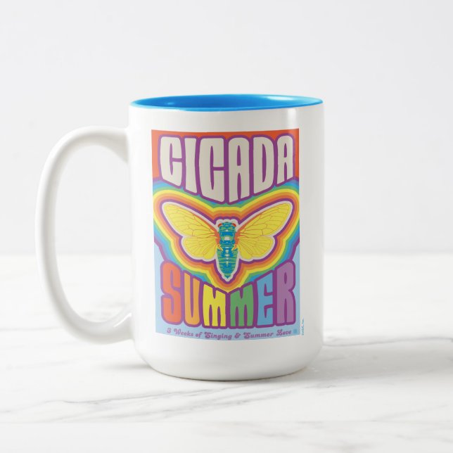 Taza Bicolor Cicada Summer Love (Izquierda)