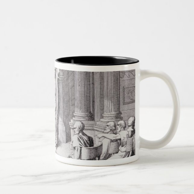 Taza Bicolor Cicero denunci Catiline (Derecha)