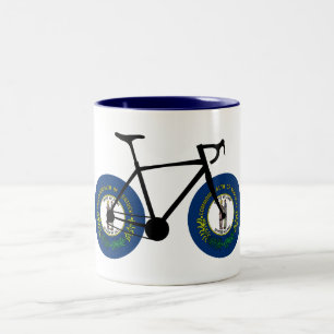 Taza Bicolor Ciclismo de bandera de Kentucky