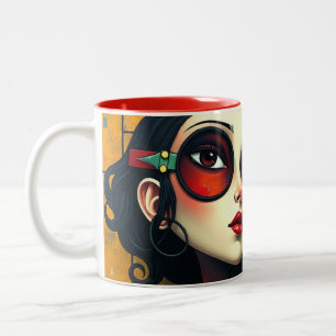 Taza Bicolor Ciclismo de moda