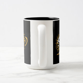 Taza Bicolor Ciclismo de Montaña en Bicicleta Preparado Para Ir