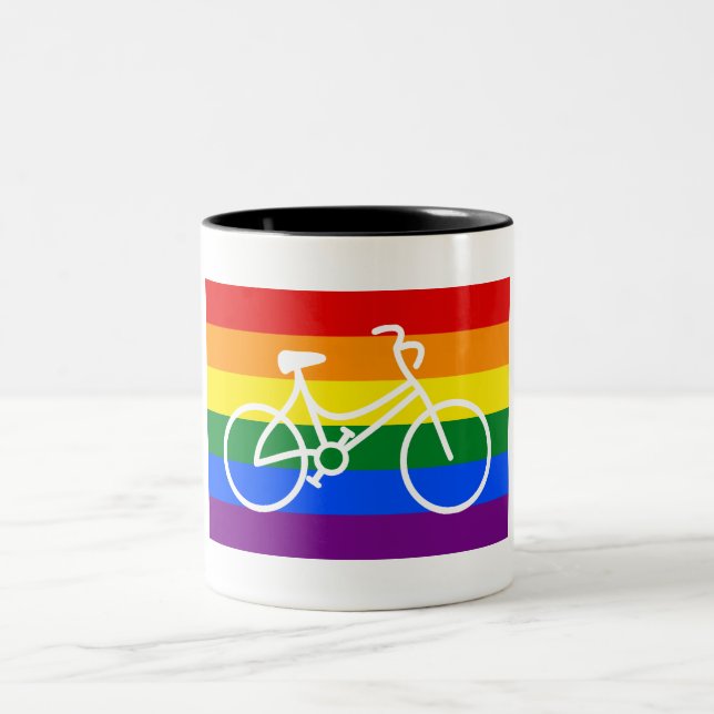 Taza Bicolor Ciclismo del Orgullo (Centro)