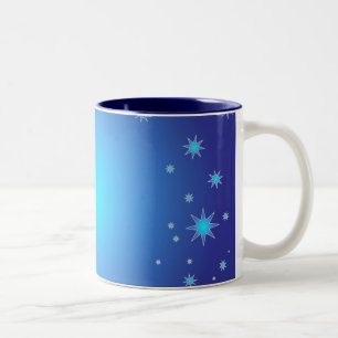 Taza Bicolor Cielo nocturno azul