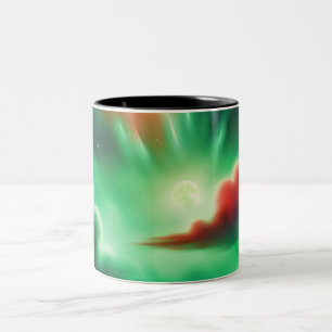 Taza Bicolor cielo verde