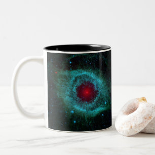 Taza Bicolor Ciencias de la astronomía espacial de la nebulosa