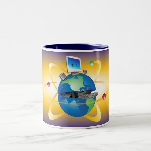 Taza Bicolor Ciencias de la computación (Centro)