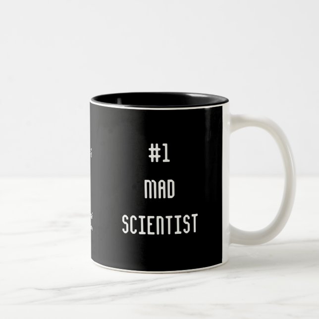 Taza Bicolor Científico enojado #1 (Derecha)