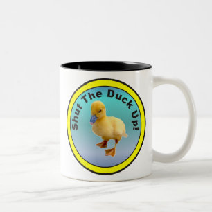 Taza Bicolor Cierre el pato