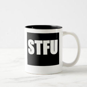 Taza Bicolor Cierre STFU