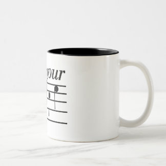 Taza Bicolor Cierre sus camisetas y regalos de la cara