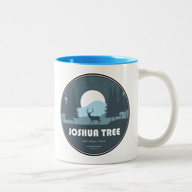 Taza Bicolor Ciervo del Parque Nacional Joshua Tree (Derecha)