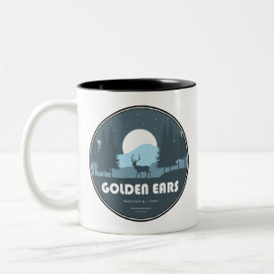 Taza Bicolor Ciervos del Parque Provincial Golden Ears