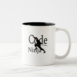 Taza Bicolor Cifre Ninja