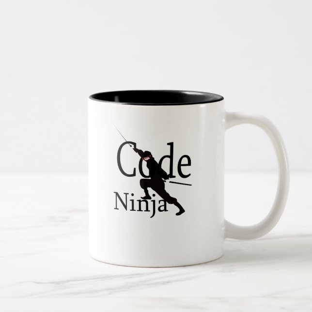 Taza Bicolor Cifre Ninja (Derecha)